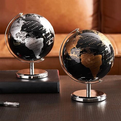 Globe Terrestre Carte Constellation Globe Pour Table Ornements De Bureau Accessoires De DéCoration De Bureau De Bureau (Noir) 7 Globe Terrestre Carte Constellation Globe Pour Table Ornements De Bureau Accessoires De DéCoration De Bureau De Bureau (Noir) – Image 5