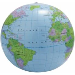 16 Pouces Globe Terrestre Jouet De Globe Gonflable Globe De Formation Geographie Globe Terrestre De Formation 40 Cm