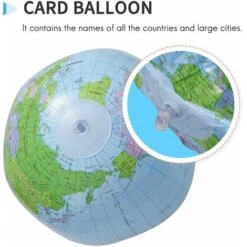 16 Pouces Globe Terrestre Jouet De Globe Gonflable Globe De Formation Geographie Globe Terrestre De Formation 40 Cm 11 16 Pouces Globe Terrestre Jouet De Globe Gonflable Globe De Formation Geographie Globe Terrestre De Formation 40 Cm -ATMOSPHERA || VIDAXL || Safavieh Soldes 94710421 5