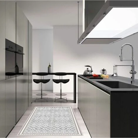 Tapis Intérieur Extérieur En Vinyle Carreaux Marocains 90 X 60 Cm 4 Tapis Intérieur Extérieur En Vinyle Carreaux Marocains 90 X 60 Cm – Image 2