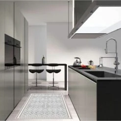 Tapis Intérieur Extérieur En Vinyle Carreaux Marocains 140 X 70 Cm