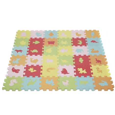 GUOYIHUA® Puzzle Tapis Mousse Bébé, 36 Pièces, Tapis De Jeu Très Résistant Pour Enfants, Animaux 6 GUOYIHUA® Puzzle Tapis Mousse Bébé, 36 Pièces, Tapis De Jeu Très Résistant Pour Enfants, Animaux – Image 4