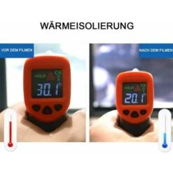 Film Miroir Fenêtre Sans Tain Protection De Solaire FilmAnti-UV Anti Chaleur Film De Fenêtre Anti Regard 40×200cm -ATMOSPHERA || VIDAXL || Safavieh Soldes 95134861 5