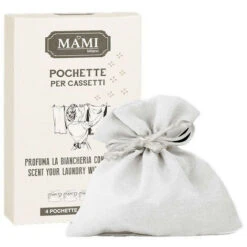 4 POCHETTES POUR TIROIR MOYEN BLANC SENTEURS DE LIN AVEC PERLES