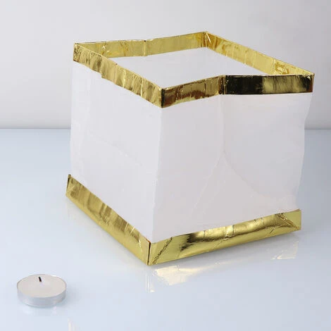 20Pcs Bougeoir Flottant D'eau Étanche Chandelier Lanterne Souhaitant La Lumière Bougie 15X15Cm 5 20Pcs Bougeoir Flottant D'eau Étanche Chandelier Lanterne Souhaitant La Lumière Bougie 15X15Cm – Image 3