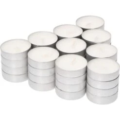 KOTARBAU Lot De 100 Bougies Chauffe Plat, Non Parfumées, Durée De Combustion : 3 Heures -ATMOSPHERA || VIDAXL || Safavieh Soldes 95292494 3