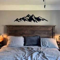 Décoration De Montagne En Métal Silhouette, Décoration Murale Minimalisme Design Élégant Signe En Métal Décoration D'intérieur, Décoration D'intérieur -ATMOSPHERA || VIDAXL || Safavieh Soldes 95415064 3