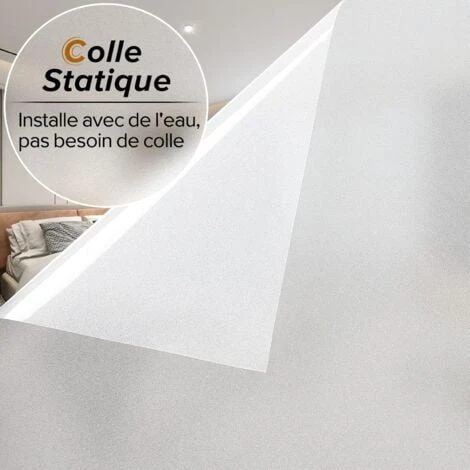 Film Fenetre Anti Regard, Film Occultant Fenêtre, Film Electrostatique Vitre 60x200cm Bon Intimité, Film Opaque Pour Vitre Anti UV Dépoli Pour Bureau Maison Salle De Bain Chambre Cuisine 7 Film Fenetre Anti Regard, Film Occultant Fenêtre, Film Electrostatique Vitre 60x200cm Bon Intimité, Film Opaque Pour Vitre Anti UV Dépoli Pour Bureau Maison Salle De Bain Chambre Cuisine – Image 5