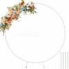 Arche Porte Décorative Pour Mariage Rond Dia.2m Blanc -ATMOSPHERA || VIDAXL || Safavieh Soldes 95965008 1