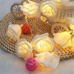 Décoration Lumineuse LED Blume Lichterketten Batteriebetrieben Für Hochzeit Home Party Geburtstag Festival Indoor Outdoor Dekorationen Große Rose Blume Durchmesser 6 Cm (3M 20 LED, Blanc) 11 Décoration Lumineuse LED Blume Lichterketten Batteriebetrieben Für Hochzeit Home Party Geburtstag Festival Indoor Outdoor Dekorationen Große Rose Blume Durchmesser 6 Cm (3M 20 LED, Blanc) -ATMOSPHERA || VIDAXL || Safavieh Soldes 96338920 5