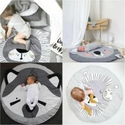 Tapis De Jeu Pour Bébé Tapis De Jeu Pour Enfants Tapis De Jeu En Coton 95cm （Raton Laveur） -ATMOSPHERA || VIDAXL || Safavieh Soldes 96339916 3