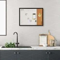 Tableau Blanc Magnétique Et Tableau Mémo En Liège 60x40cm Home Office -ATMOSPHERA || VIDAXL || Safavieh Soldes 96515585 2