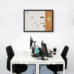 Tableau Blanc Magnétique Et Tableau Mémo En Liège 60x40cm Home Office -ATMOSPHERA || VIDAXL || Safavieh Soldes 96515585 4