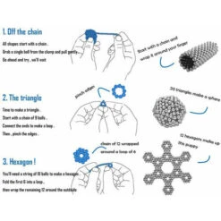 Lot De 1000 Boules Magnétiques De 3mm Pour Mélanger Le Soulagement Du Stress 10 Couleurs (mélange De Couleurs, 1000 Pièces) -ATMOSPHERA || VIDAXL || Safavieh Soldes 96752592 4