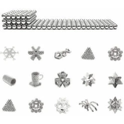 Lot De 1000 Boules Magnétiques De 3mm Pour Mélanger Le Soulagement Du Stress 10 Couleurs (mélange De Couleurs, 1000 Pièces) -ATMOSPHERA || VIDAXL || Safavieh Soldes 96752592 5