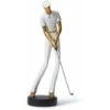 Amoy-Art Golfeur Statue Figurine Golf Sculpture Décor Moderne Interieur Salon Arts Cadeau Résine Blanc 24cmH（Section C） -ATMOSPHERA || VIDAXL || Safavieh Soldes 97199889 1