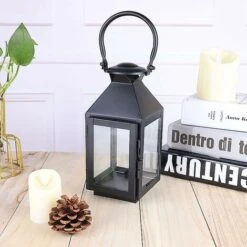 Bougeoir/Lanternes En Fer, Style Vintage Lanterne Intérieure/Extérieure Pour Décorations Maison Cour/Pavillon/Bois/Jardin/Jardin à Thé 10 Bougeoir/Lanternes En Fer, Style Vintage Lanterne Intérieure/Extérieure Pour Décorations Maison Cour/Pavillon/Bois/Jardin/Jardin à Thé -ATMOSPHERA || VIDAXL || Safavieh Soldes 97261794 4
