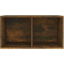 VIDAXL Boîte De Rangement à Disques Vinyle Chêne Fumé 71x34x36 Cm Bois -ATMOSPHERA || VIDAXL || Safavieh Soldes 97396497 3