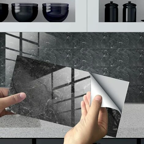Autocollants Pour Carrelage Mural - En PVC - Étanche - Pour Cuisine, Armoire, Meubles, Table 30 X 15 Cm(16pcs) 3 Autocollants Pour Carrelage Mural - En PVC - Étanche - Pour Cuisine, Armoire, Meubles, Table 30 X 15 Cm(16pcs)