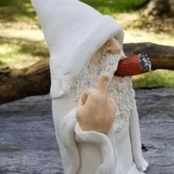 Nain De Jardin En Résine Résistant Aux Intempéries - 15 Cm - Décoration Intérieure Ou Extérieure - Fumée -ATMOSPHERA || VIDAXL || Safavieh Soldes 97503467 3