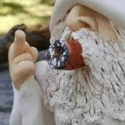 Nain De Jardin En Résine Résistant Aux Intempéries - 15 Cm - Décoration Intérieure Ou Extérieure - Fumée -ATMOSPHERA || VIDAXL || Safavieh Soldes 97503467 4