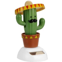 Cactus Solaire Secouant La Tête Danse Voiture Ornement Tableau De Bord Décoration Jouet Cadeau - Cactus