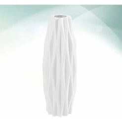 Vases De Fleurs, Modernes Pour Décoration De La Maison, Du Salon, Des Centres De Table Et Des événements 5.5 X 5.5 X 21 Cm - Blanc -ATMOSPHERA || VIDAXL || Safavieh Soldes 97516581 4