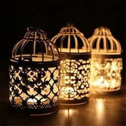Cage À Oiseaux En Métal Lanterne Décorative Bougie Photophore Lanterne Maison De Mariage Décoration De Table Fer Bougie Bougeoir Lanterne Suspendue (6 X Blanc) 9 Cage À Oiseaux En Métal Lanterne Décorative Bougie Photophore Lanterne Maison De Mariage Décoration De Table Fer Bougie Bougeoir Lanterne Suspendue (6 X Blanc) -ATMOSPHERA || VIDAXL || Safavieh Soldes 97516746 3