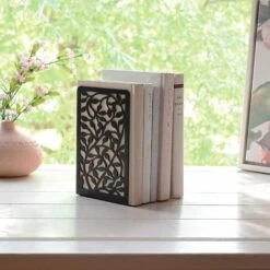 Serre-Livres De Qualité Supérieure Pour Étagères De Livres, Serre-Livres En Métal Pour Livres Lourds De Bureau À Domicile, Support D'Étagère De Livres, Décoration Pour La Maison, Bouchons De Livres, S -ATMOSPHERA || VIDAXL || Safavieh Soldes 97542458 3