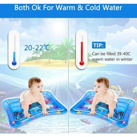 Tapis De Jeu D'eau Pour Bébé L'oreiller D'eau Peut être Utilisé En Toutes Saisons Pour Les Tout-petits Activités De Développement Précoce Tapis D'eau Gonflable Pour Le Temps Du Ventre Pendant 3 à 48 M 7 Tapis De Jeu D'eau Pour Bébé L'oreiller D'eau Peut être Utilisé En Toutes Saisons Pour Les Tout-petits Activités De Développement Précoce Tapis D'eau Gonflable Pour Le Temps Du Ventre Pendant 3 à 48 M – Image 5