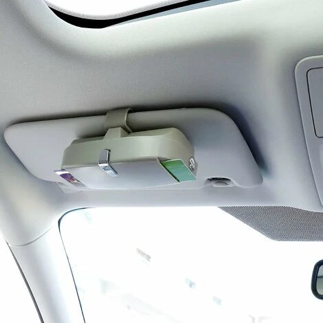 Étui à Lunettes De Voiture, Boîte De Rangement Universelle Pour Lunettes Avec Fonction Magnétique Et Fente Pour Carte, Boîte à Lunettes De Voiture Multifonctionnelle Pour Pare-soleil De Voiture 6 Étui à Lunettes De Voiture, Boîte De Rangement Universelle Pour Lunettes Avec Fonction Magnétique Et Fente Pour Carte, Boîte à Lunettes De Voiture Multifonctionnelle Pour Pare-soleil De Voiture – Image 4