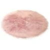 2 Pièces Rond Hiver Fausse Fourrure Peau De Mouton En Peluche Tapis De Siège Coussin Chaise Coussin Coussin De Siège Rose 35 Cm -ATMOSPHERA || VIDAXL || Safavieh Soldes 97631215 1