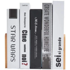 Serre-livres En Bois, 1 Paire, Antidérapant, Hêtre Allemand, Support De Livre De Bureau (Buche-A),tête Ronde En Hêtre -ATMOSPHERA || VIDAXL || Safavieh Soldes 97631297 4