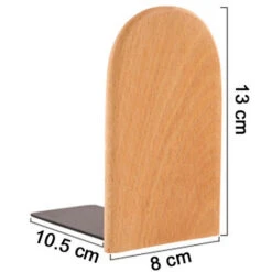 Serre-livres En Bois, 1 Paire, Antidérapant, Hêtre Allemand, Support De Livre De Bureau (Buche-A),tête Ronde En Hêtre -ATMOSPHERA || VIDAXL || Safavieh Soldes 97631297 5