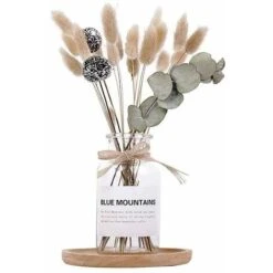 Kit De Vase De Fleurs Séchées Centres De Table De Blé Accessoires Photo Décorations Pour La Maison Ensemble D'ornements De Bouquet