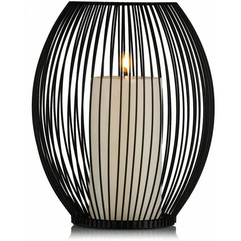 Bougeoir Candélabre En Fil Métallique, Porte-panier Ovale - M 3 Bougeoir Candélabre En Fil Métallique, Porte-panier Ovale - M