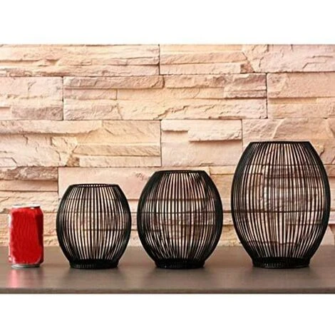 Bougeoir Candélabre En Fil Métallique, Porte-panier Ovale - M 4 Bougeoir Candélabre En Fil Métallique, Porte-panier Ovale - M – Image 2