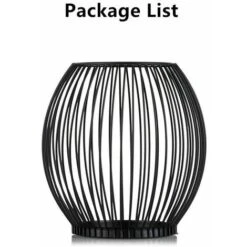 Bougeoir Candélabre En Fil Métallique, Porte-panier Ovale - M 9 Bougeoir Candélabre En Fil Métallique, Porte-panier Ovale - M -ATMOSPHERA || VIDAXL || Safavieh Soldes 97633999 3