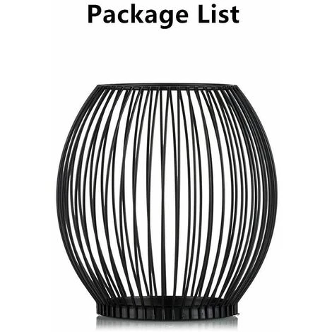 Bougeoir Candélabre En Fil Métallique, Porte-panier Ovale - M 5 Bougeoir Candélabre En Fil Métallique, Porte-panier Ovale - M – Image 3