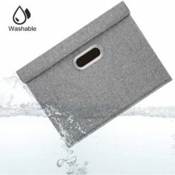 Lot De 2 Grandes Botes De Rangement Avec Couvercle Et Poignée, Botes De Rangement Pliables En Cube Lavables 10 Lot De 2 Grandes Botes De Rangement Avec Couvercle Et Poignée, Botes De Rangement Pliables En Cube Lavables -ATMOSPHERA || VIDAXL || Safavieh Soldes 97634993 4