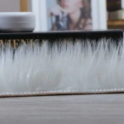 Peau De Mouton Synthétique, Imitation Peau De Mouton Imitation Laine Tapis En Peau D'agneau Tapis Moelleux Doux Cheveux Longs Rembourrage Chaise Rembourrage Canapé Coussin -ATMOSPHERA || VIDAXL || Safavieh Soldes 97642091 4