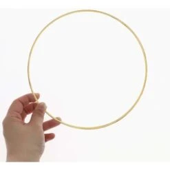 8pcs Anneaux Attrape-rêves Cerceaux En Métal Anneau En Macramé Pour L'artisanat, Macramé Et Attrape-rêves Fournitures, Or -ATMOSPHERA || VIDAXL || Safavieh Soldes 97739214 4