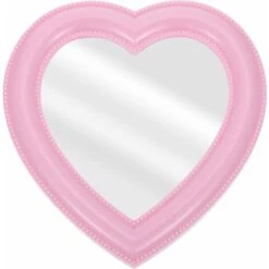 Miroir De Maquillage De Bureau Pliable En Forme De Coeur Avec Support Miroir De Table Avec Support Miroir Mural Pour Miroir Cosmétique Suspendu Miroir De Vanité