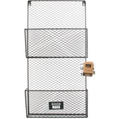 PEINTURE MURALE EN FIL DE FER AVEC 2 PANIERS