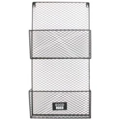 PEINTURE MURALE EN FIL DE FER AVEC 2 PANIERS -ATMOSPHERA || VIDAXL || Safavieh Soldes 98227418 4