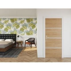 NORDLINGER PRO Kit De Rénovation De Porte Chêne Naturel RENO'PORTE 890510 - 4 Feuilles De Placage 85 X 50 Cm & 3 Profils 85 X 2 Cm -ATMOSPHERA || VIDAXL || Safavieh Soldes 98236548 2