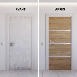 NORDLINGER PRO Kit De Rénovation De Porte Chêne Naturel RENO'PORTE 890510 - 4 Feuilles De Placage 85 X 50 Cm & 3 Profils 85 X 2 Cm -ATMOSPHERA || VIDAXL || Safavieh Soldes 98236548 3