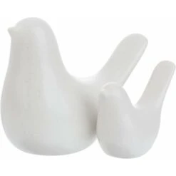 LECHUANG Lot De 2 Figurines D'oiseaux En Céramique Pour Décoration D'intérieur Noir, Céramique, Noir