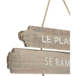 Déco Murale à Suspendre - Bois - 28x38 Cm - Atmosphera Créateur D'intérieur -ATMOSPHERA || VIDAXL || Safavieh Soldes 98553900 3