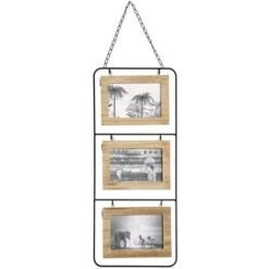 Pêle-mêle Bois Nomade - 6 Photos - Atmosphera Créateur D'intérieur -ATMOSPHERA || VIDAXL || Safavieh Soldes 98554570 3